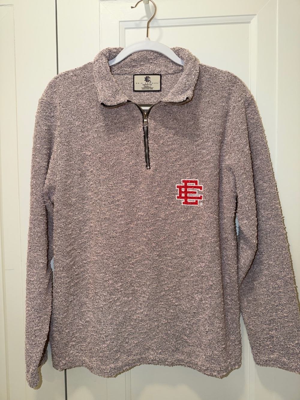 Eric Emmanuel Boucle Quarter Zip Sweatshirt